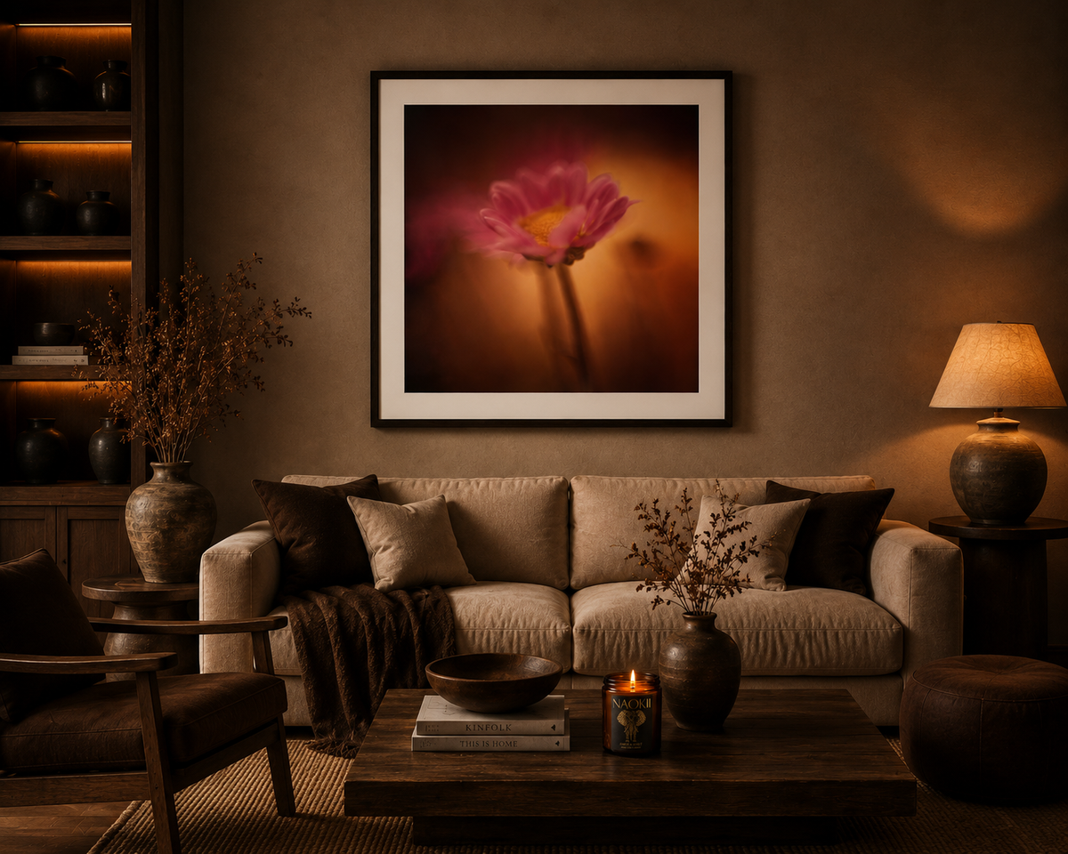 Fine Art Print | Amber & Violet | 50x50cm | Giclée Print