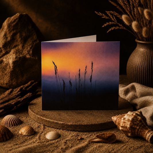 Greetings Card | Coppertone & Sand | 15x15cm | Blank Inside