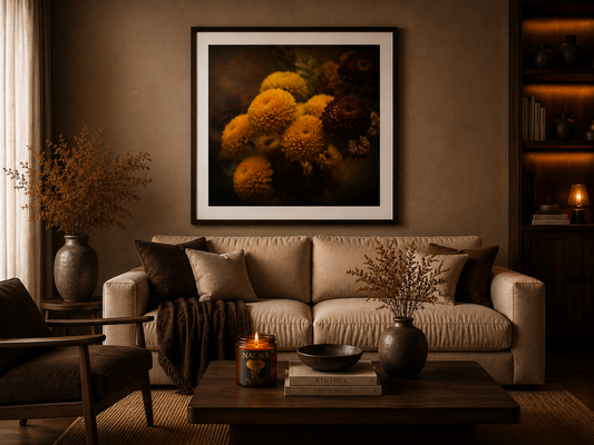 Fine Art Print | Honey & Tobacco | 50x50cm | Giclée Print