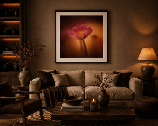 Fine Art Print | Amber & Violet | 50x50cm | Giclée Print