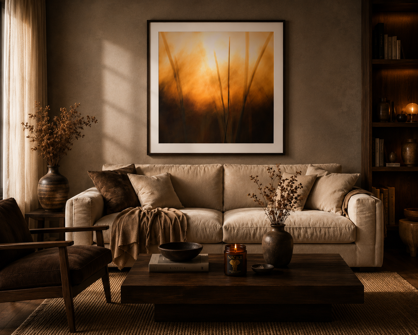 Fine Art Print | Cinnamon & Saffron | 50x50cm | Giclée Print