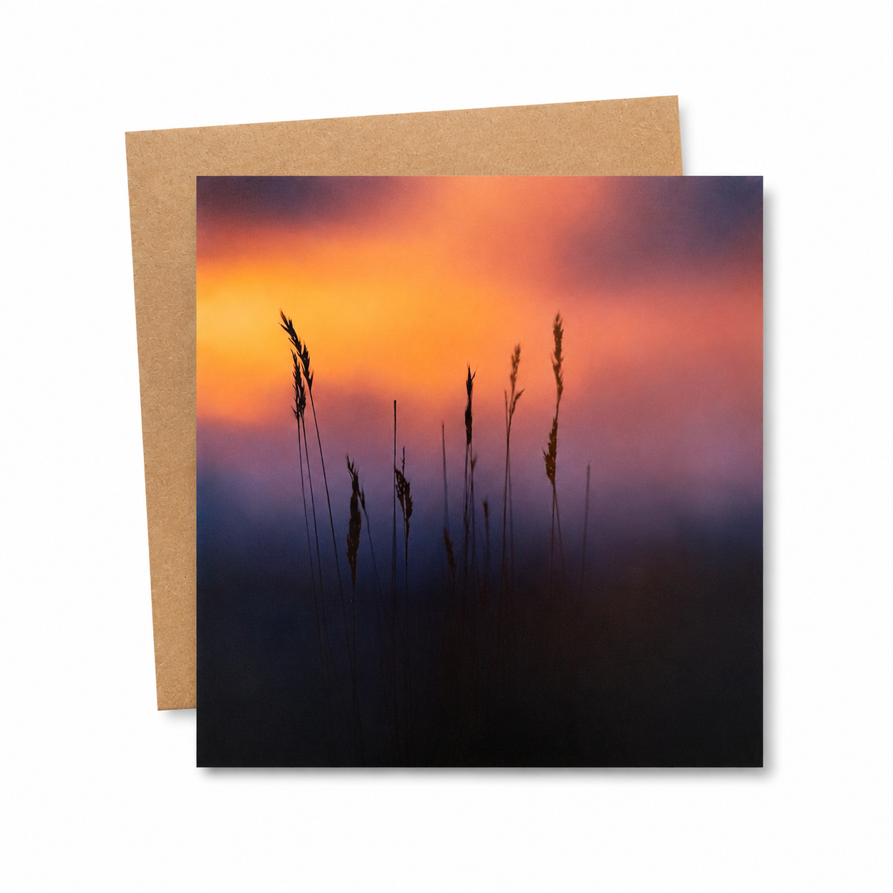 Greetings Card | Coppertone & Sand | 15x15cm | Blank Inside